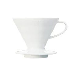Hario V60 Keramik Coffee Dripper Größe 02 Weiß