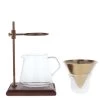 Kinto Handfilter Kaffee Set Gold 4 Tassen