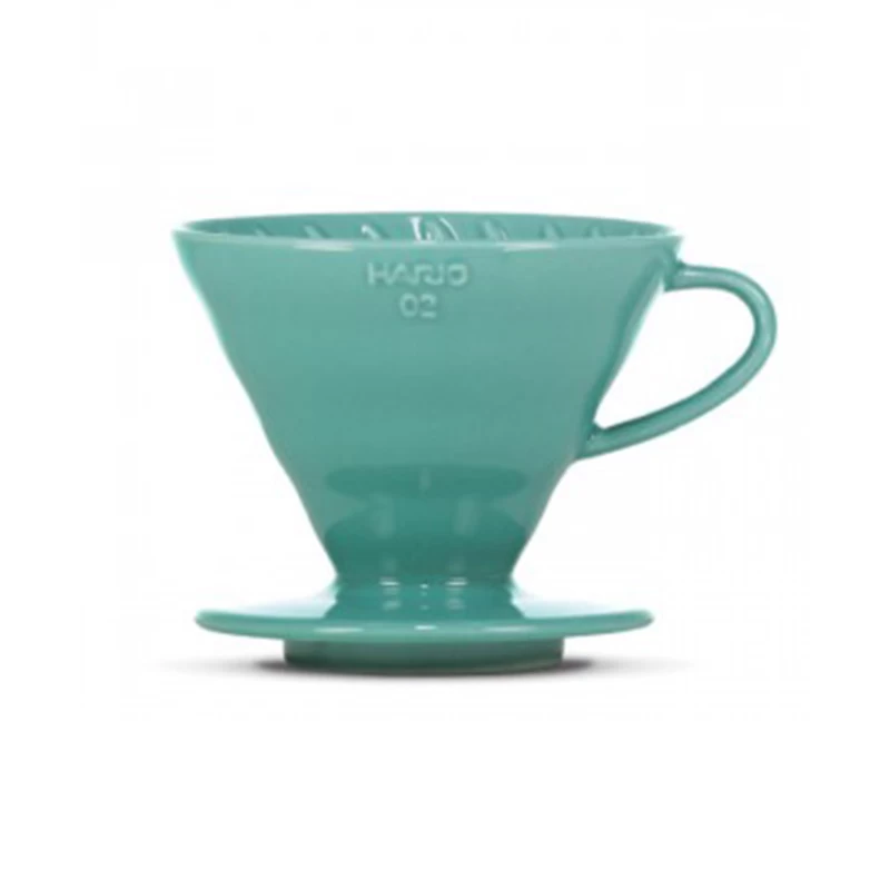 Hario V60 Coffee Dripper Keramik 02 Turquoise Gr