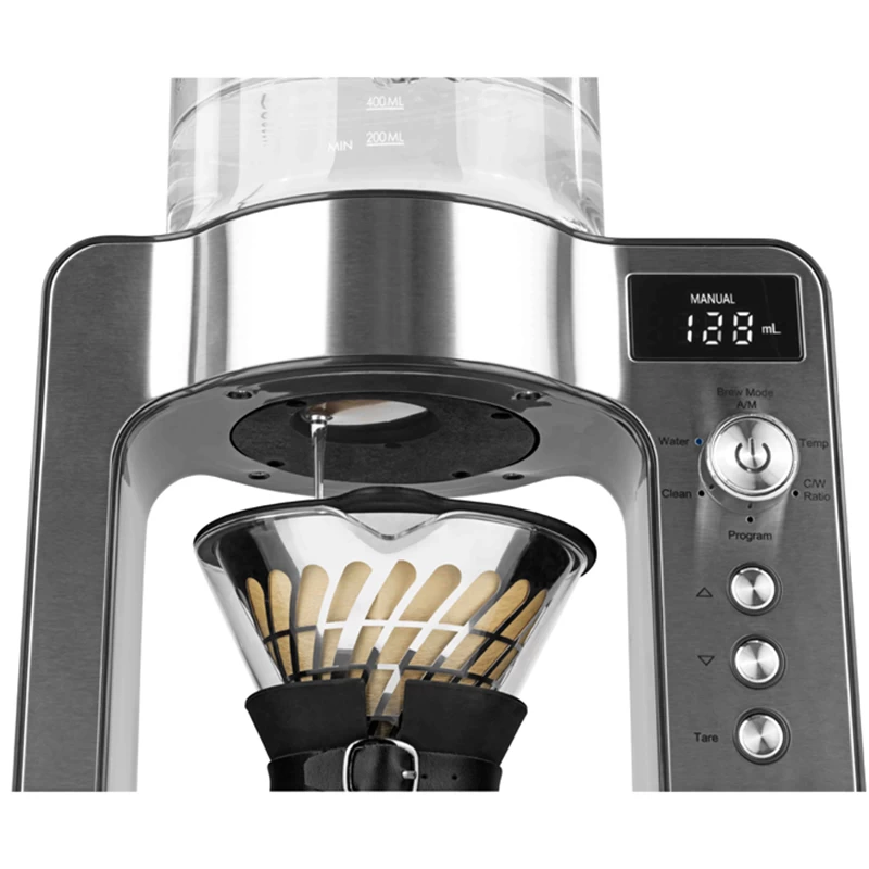 Pour Over Filterkaffeemaschine + Waage Edelstahl Schwarz – Bild 4