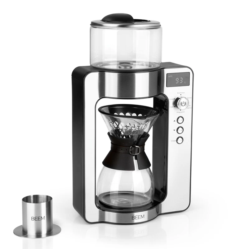 Pour Over Filterkaffeemaschine + Waage Edelstahl Schwarz – Bild 2