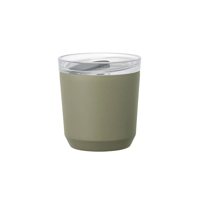 Kinto To-Go Tumbler 240 Ml Mit Stöpsel Khaki